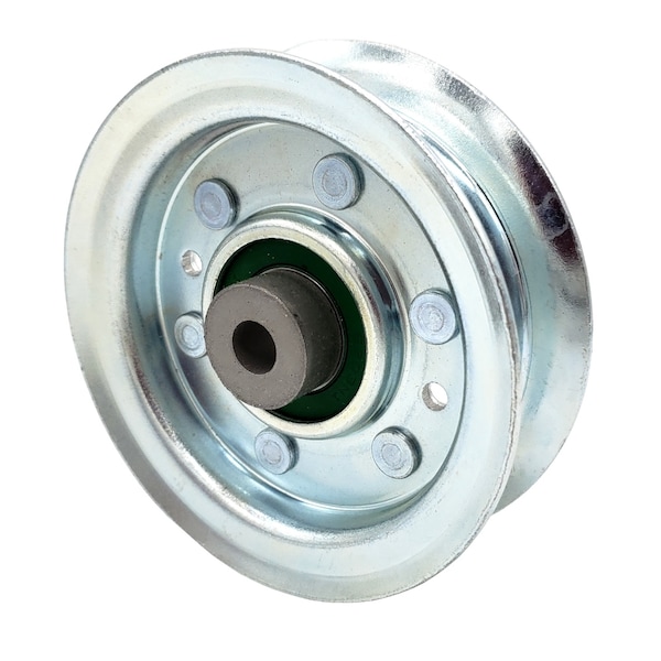 Terre Products Replacement Husqvarna 173438 532173438 Flat Idler Pulley - 3'' Flat Dia. - 3/8'' Bore - Steel 31305075F - main